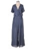 Sienna Sky Stripes Blue Jumpsuit Size M - photo 1