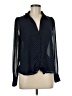 Bardot 100% Polyester Polka Dots Black Long Sleeve Blouse Size 6 - photo 1