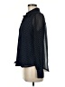 Bardot 100% Polyester Polka Dots Black Long Sleeve Blouse Size 6 - photo 5