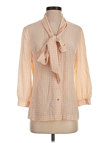 Tory Burch 3/4 Sleeve Silk Top (view 1)