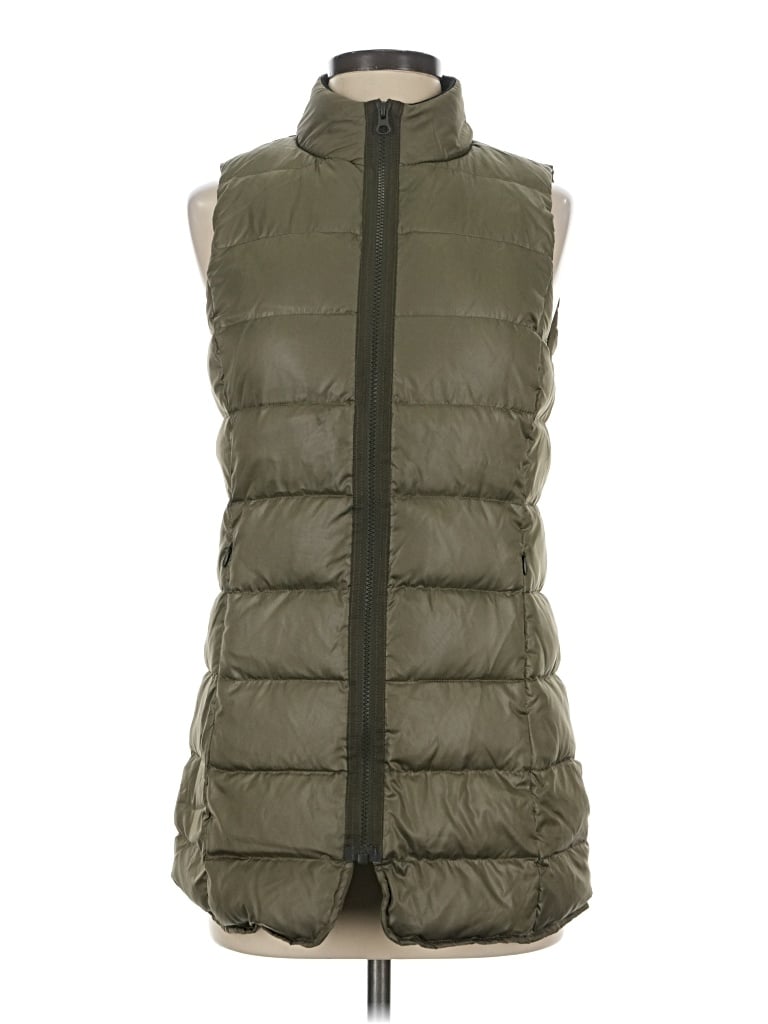 Pre-owned Roots Vest In Green