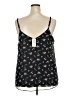 Torrid 100% Polyester Black Sleeveless Blouse Size 2X Plus (2) - photo 2