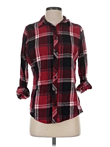 Great Northwest Indigo 3/4 Sleeve Button-Down Shirt (view 1)