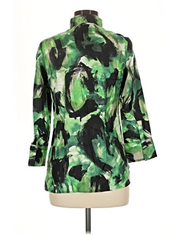 Leggiadro 3/4 Sleeve Silk Top (view 2)
