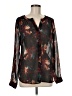 Daniel Rainn 100% Polyester Black Long Sleeve Blouse Size M - photo 1