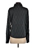 Aqua 100% Polyester Metallic Black Long Sleeve Blouse Size XS - photo 2