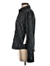Aqua 100% Polyester Metallic Black Long Sleeve Blouse Size XS - photo 5
