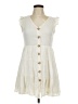 E&M Collection 100% Polyester Ivory Casual Dress Size L - photo 1
