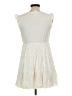 E&M Collection 100% Polyester Ivory Casual Dress Size L - photo 2