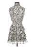 Express 100% Polyester Polka Dots Ivory Cocktail Dress Size XS - photo 1