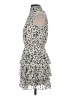 Express 100% Polyester Polka Dots Ivory Cocktail Dress Size XS - photo 5