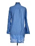 J.Crew Blue 3/4 Sleeve Button-Down Shirt Size M - photo 2