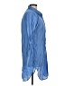 J.Crew Blue 3/4 Sleeve Button-Down Shirt Size M - photo 4