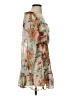Lush 100% Polyester Floral Tan Cocktail Dress Size S - photo 4