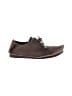 Clarks 100% Leather Solid Brown Flats Size 7 - photo 1
