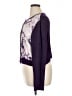 St. John Floral Purple Cardigan Size XL - photo 5
