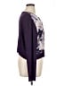 St. John Floral Purple Cardigan Size XL - photo 4