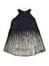 Rare Editions Metallic Ombre Silver Blue Dress Size 12 - photo 1