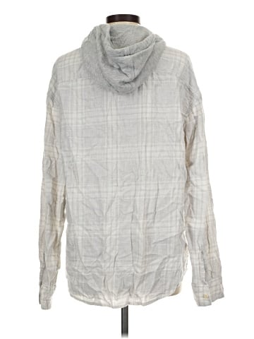 American Eagle Outfitters Long Sleeve Button-Down Shirt (view 2)