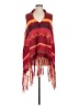 Aurielle Red Poncho Size M - photo 1