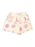 Unbranded 100% Polyester Print Ivory Shorts Size S - photo 2