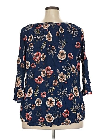 Fred David 3/4 Sleeve Blouse (view 2)