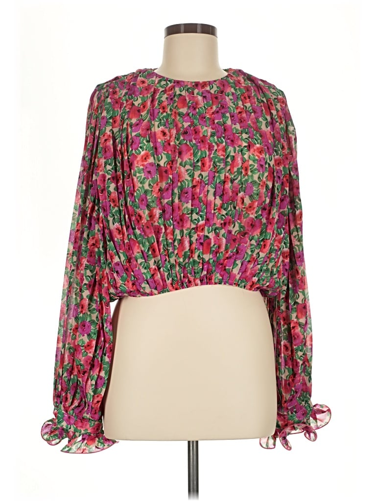 Pre-owned Endless Rose Long Sleeve Blouse In Pink