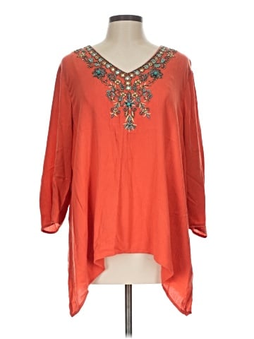 Soft Surroundings 3/4 Sleeve Blouse (view 1)