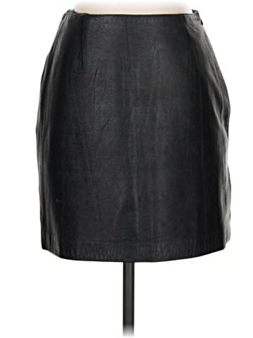 Vivienne Tam Leather Skirt (view 1)