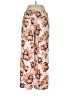 Peruvian Connection 100% Viscose Floral Ivory Casual Pants Size 6 - photo 2