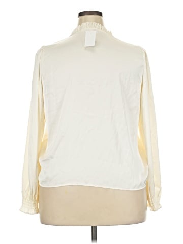 J.Crew Factory Store Long Sleeve Blouse (view 2)