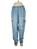 Rewash Blue Cargo Pants Size L - photo 1