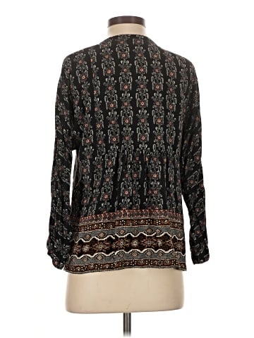 Madewell 3/4 Sleeve Silk Top (view 2)