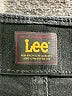 Lee Chevron-herringbone Black Jeans Size 16 - photo 4
