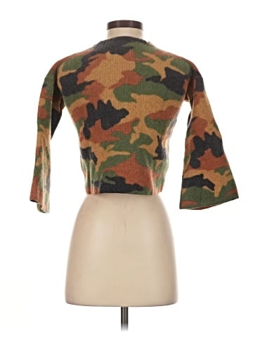 Madewell Cottontail Camo Wide-Sleeve Sweater (view 2)