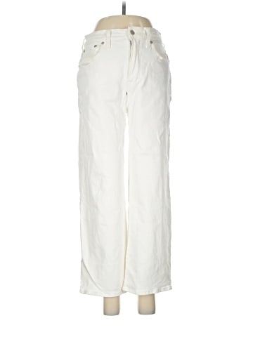 Madewell The Petite Perfect Vintage Wide-Leg Crop Jean in Tile White (view 1)