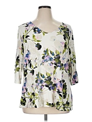 J.Jill 3/4 Sleeve T-Shirt (view 1)