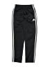 Adidas 100% Polyester Black Track Pants Size 10 - 12 - photo 1