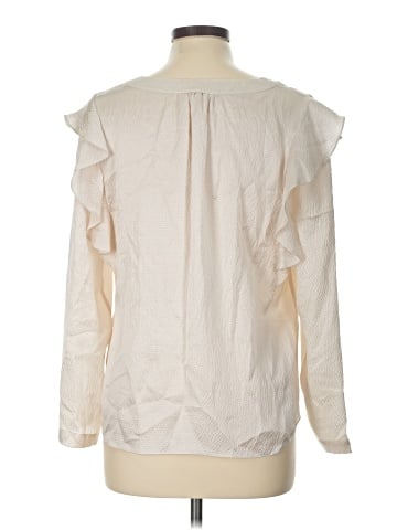 Rebecca Taylor Long Sleeve Silk Top (view 2)
