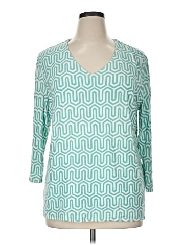 Chico's 3/4 Sleeve T-Shirt (view 1)