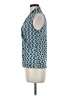 Tahari Teal Sleeveless Blouse Size M - photo 5