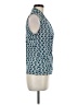 Tahari Teal Sleeveless Blouse Size M - photo 4
