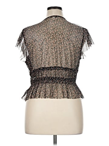 American Eagle Outfitters Short Sleeve Blouse (view 2)