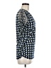 DKNY Blue 3/4 Sleeve Blouse Size M - photo 4