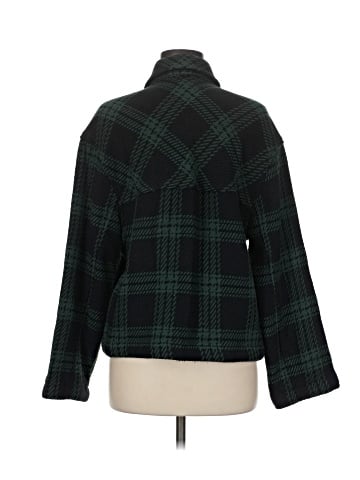 Madewell Flannel Boxy Shirt-Jacket in Plaid (view 2)