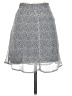 Sienna Sky 100% Polyester Polka Dots Silver Formal Skirt Size XS - photo 2