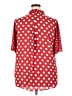 Suzanne Betro 100% Polyester Polka Dots Red Short Sleeve Blouse Size 2X - photo 2