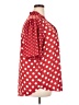 Suzanne Betro 100% Polyester Polka Dots Red Short Sleeve Blouse Size 2X - photo 4