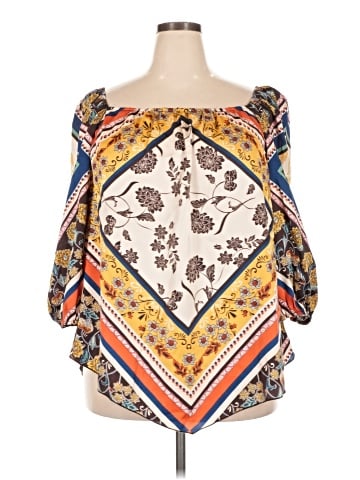 Suzanne Betro 3/4 Sleeve Blouse (view 1)