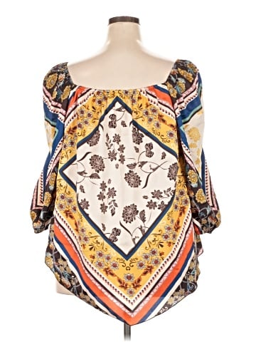 Suzanne Betro 3/4 Sleeve Blouse (view 2)